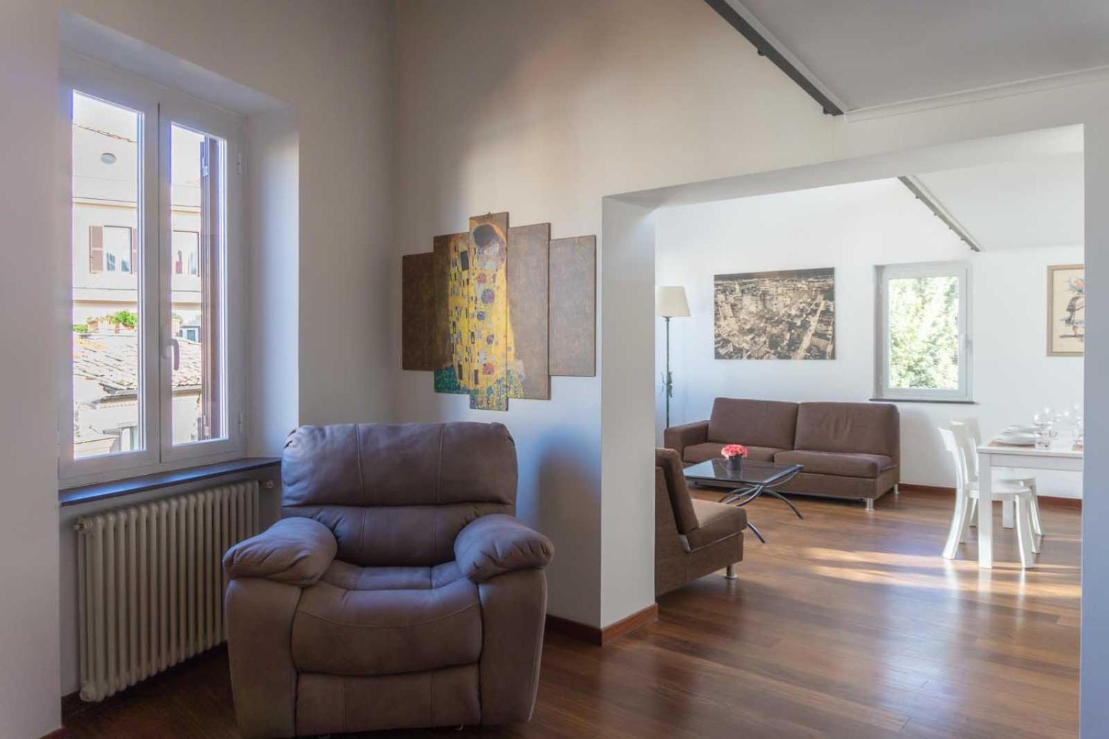 Lusso E Panorama Senza Paragoni, Loft Trastevere Рим Экстерьер фото